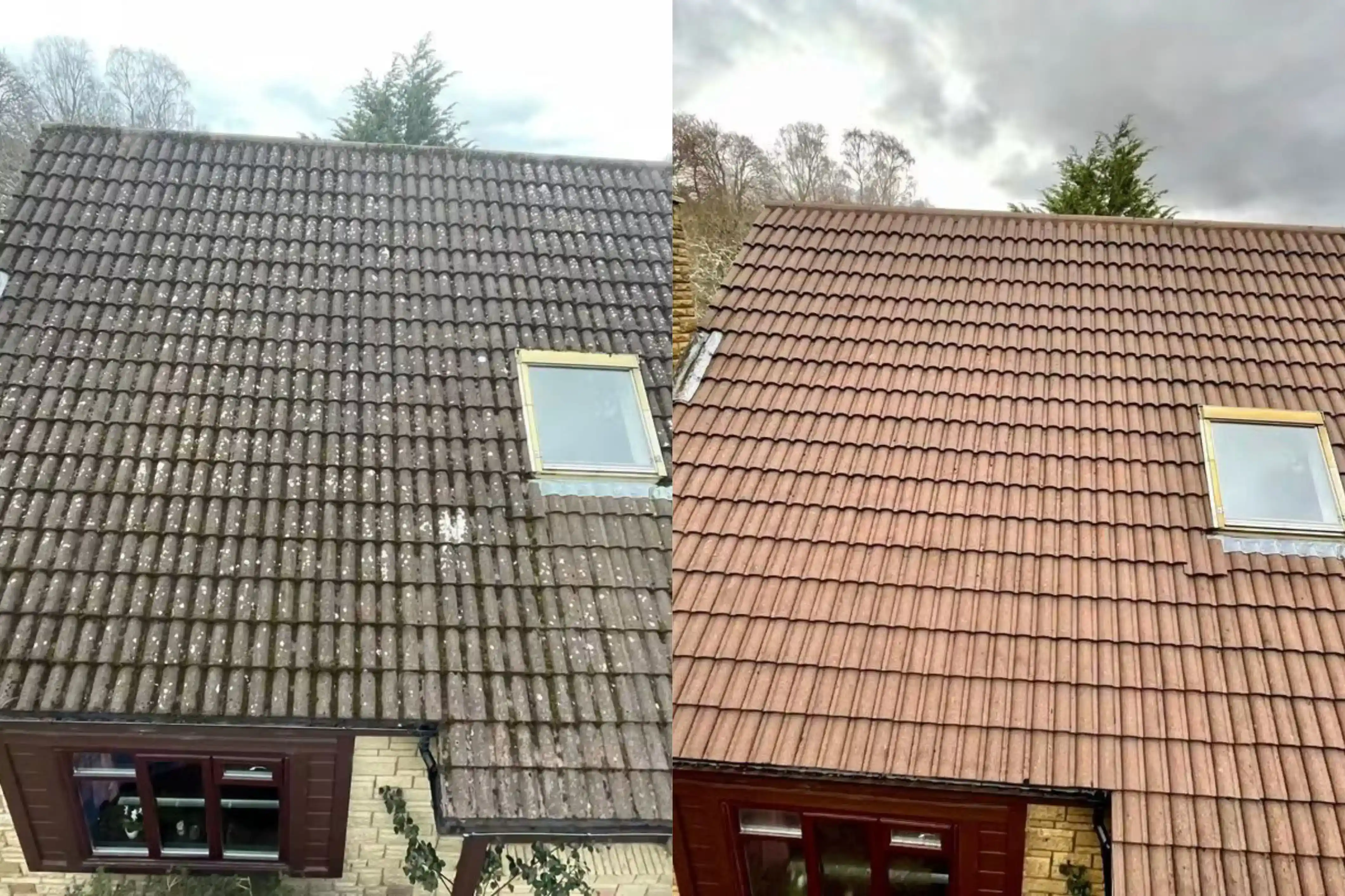 House washing Porters Neck Wilmington NC before and after