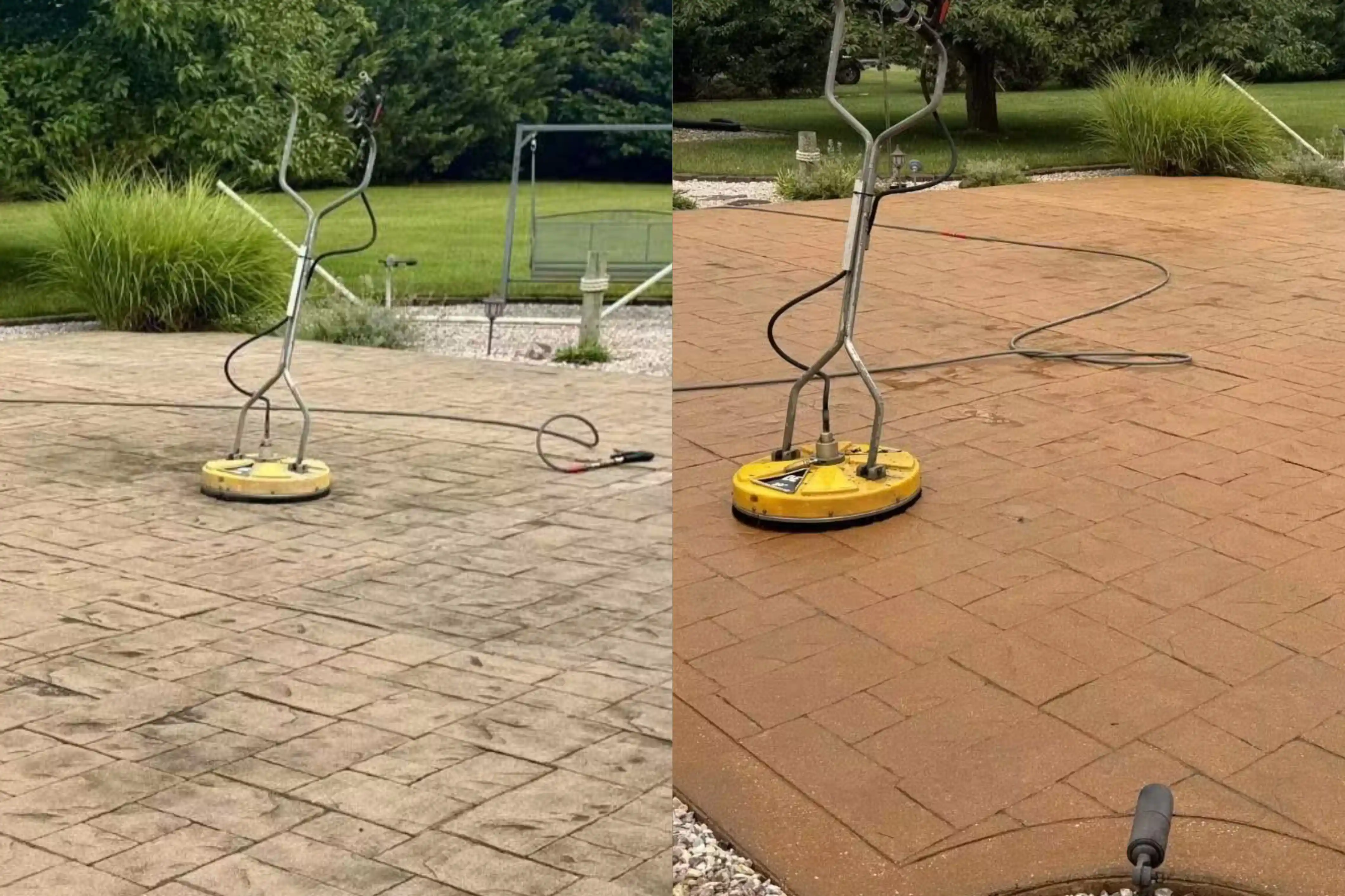House washing Landfall Wilmington NC before and after