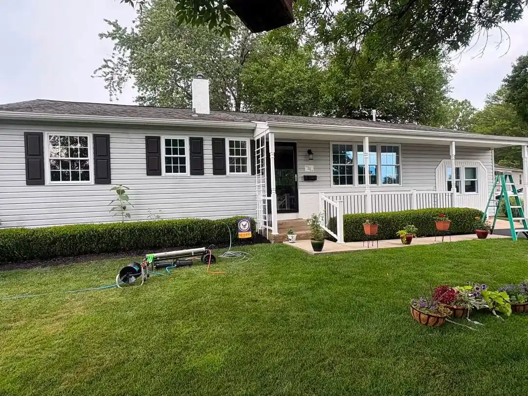 House washing RiverLights Wilmington NC before and after