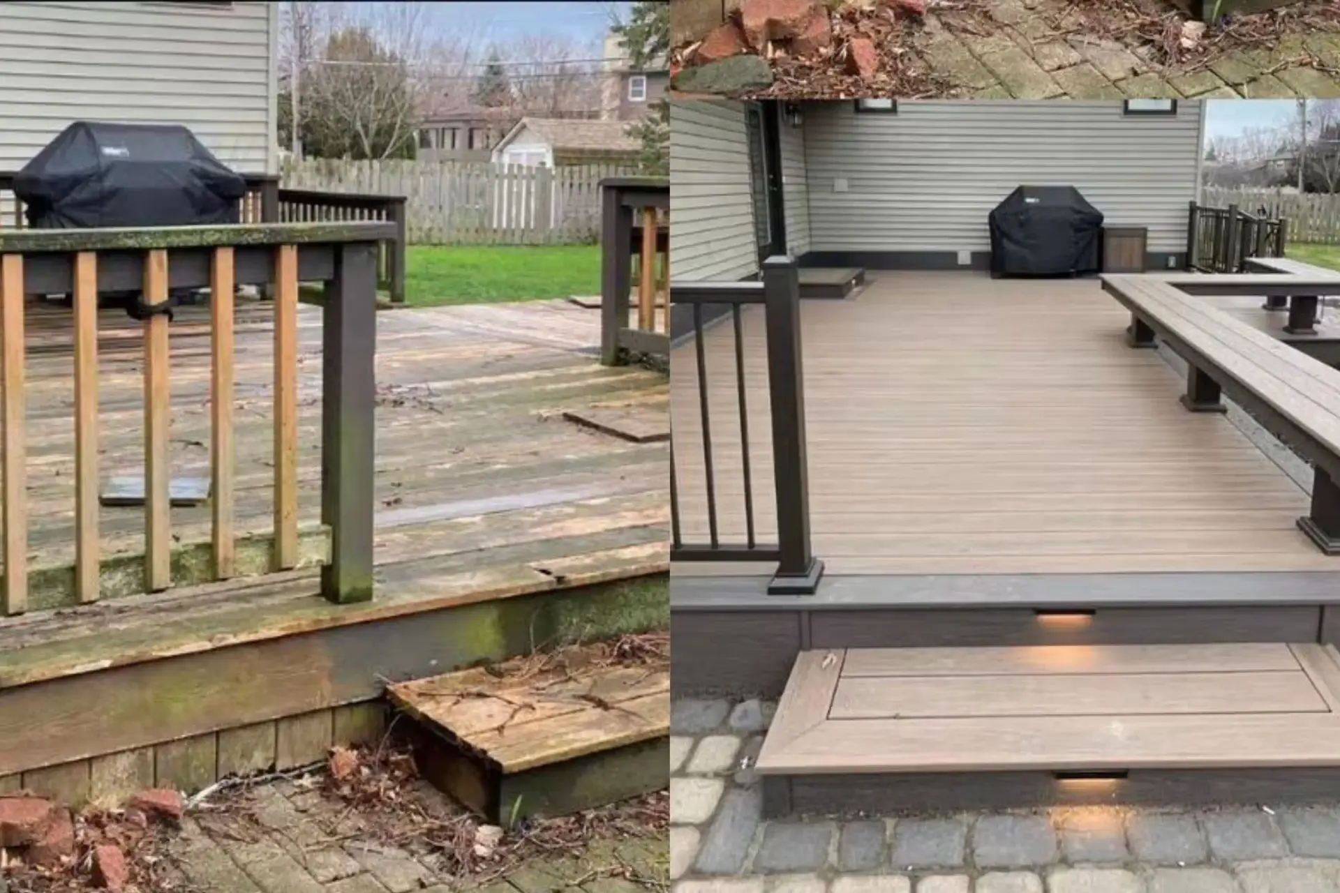 House washing Landfall Wilmington NC before and after